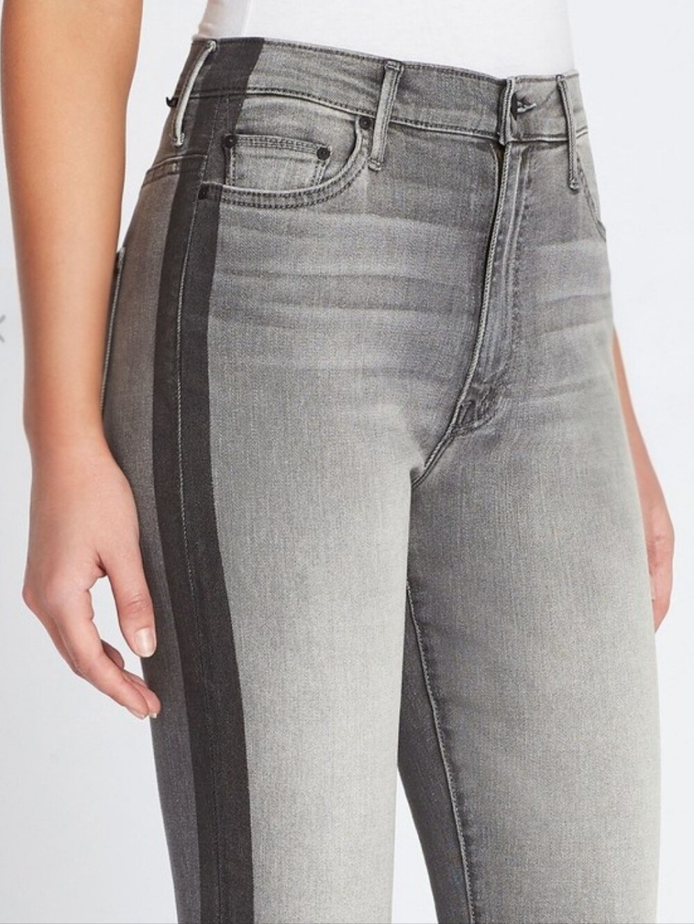 MINT CONDITION!! MOTHER Denim The Swooner Supermoon Stripe SZ 29
